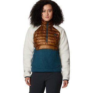 Mountain Hardware Altius Hybrid Pullover Fleece Puffer Small